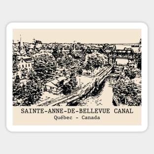 Sainte-Anne-de-Bellevue Canal - Québec Magnet